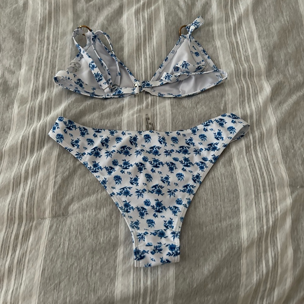 Blue Flower Bikini